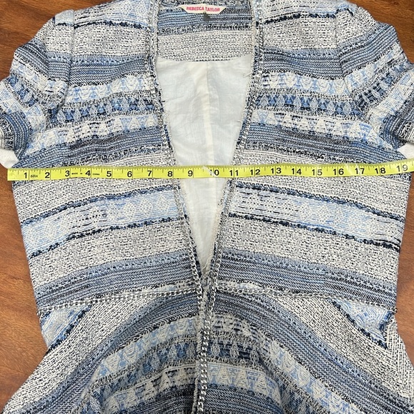 Rebecca Taylor Tweed Peplum Blazer Jacket - Picture 14 of 17